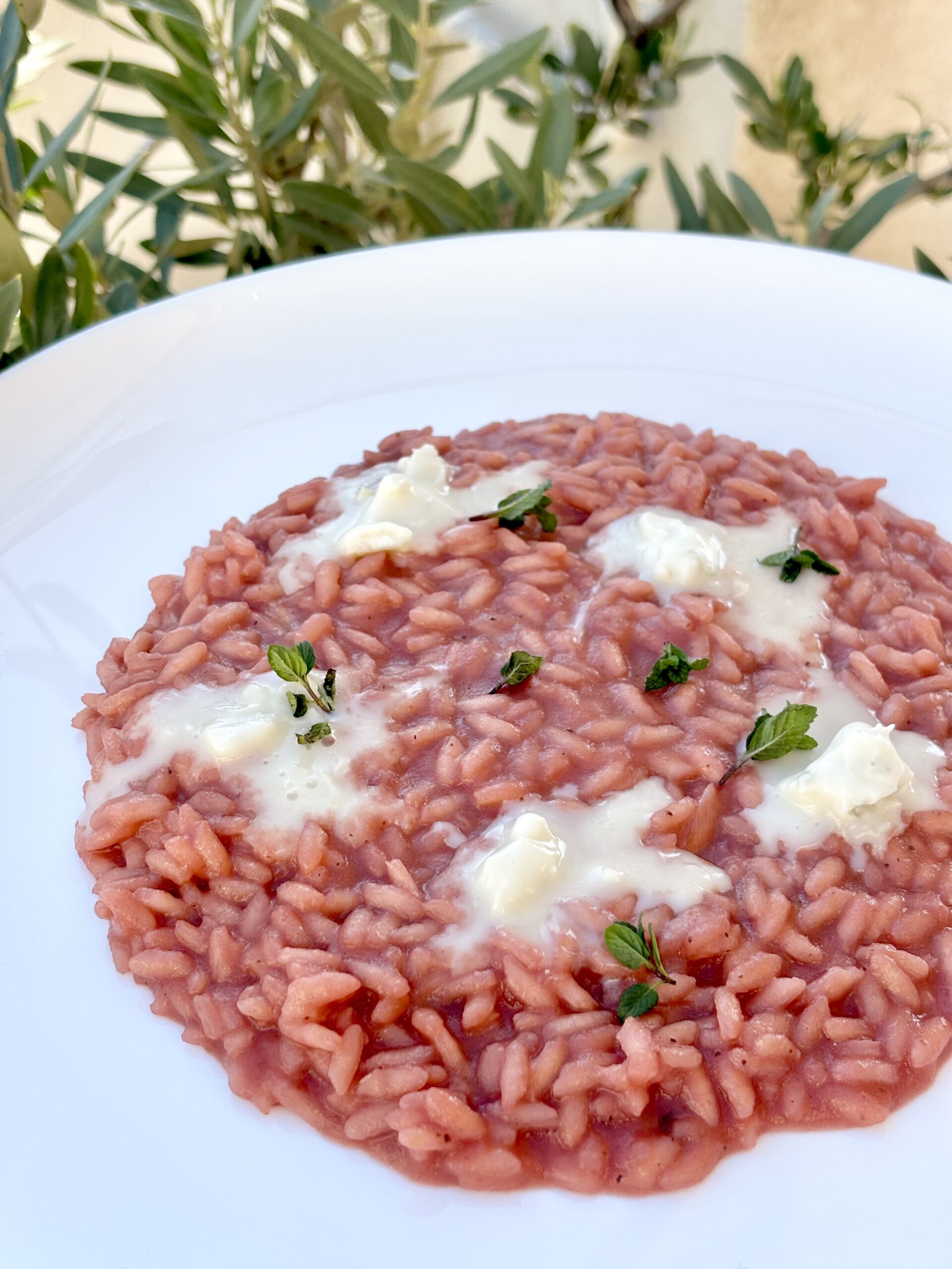 Risotto alla barbabietola rossa e gorgonzola - Hera nei Campi
